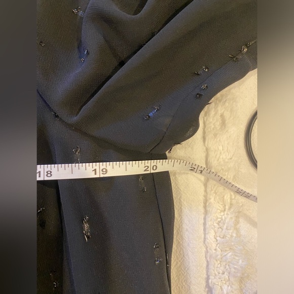 Guess Sheer Black Cut-Out Blouse Size Large - Picture 10 of 10